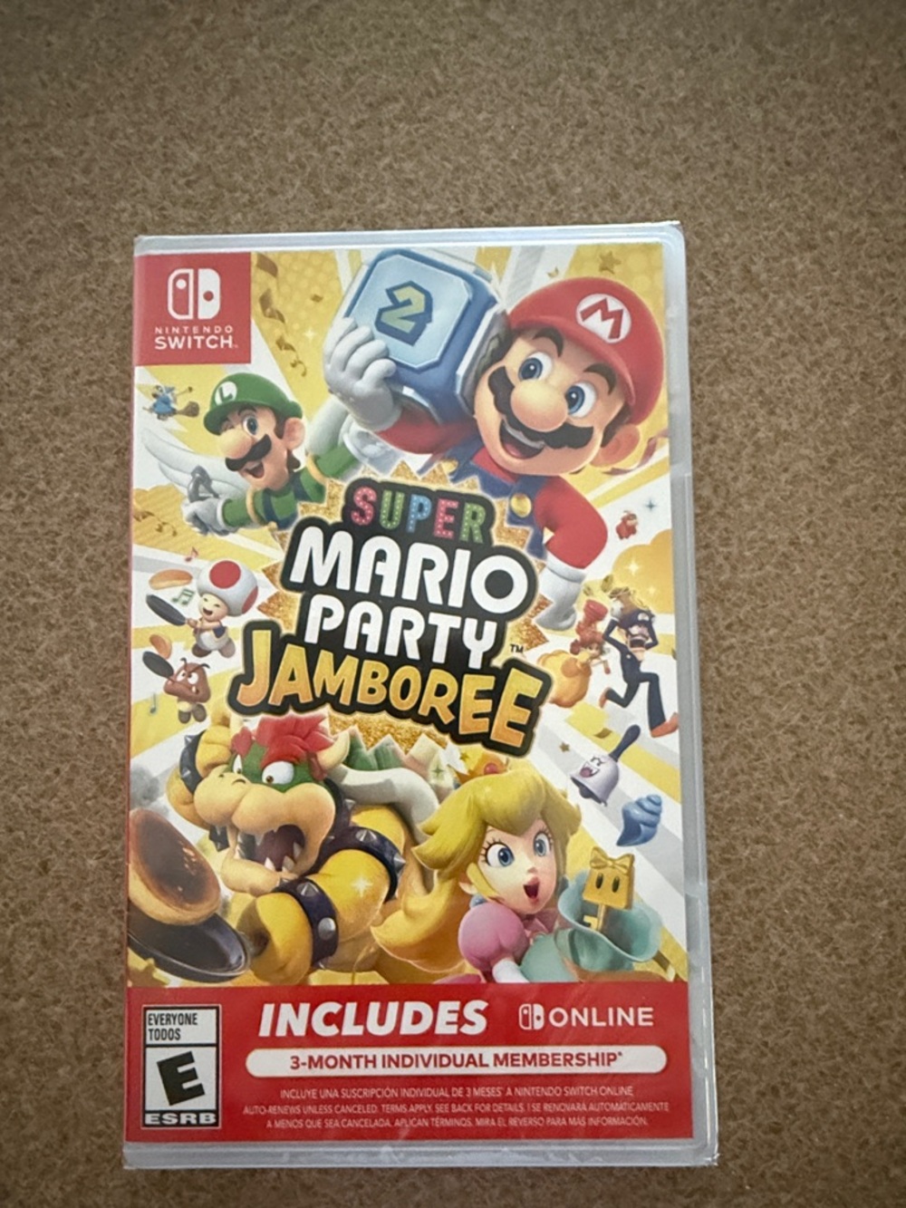 Nintendo Super Mario Party Jamboree - White/Multicolor Switch Game Case